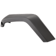 2007-2017 Jeep Wrangler - Front, Driver Side, Fender Flares, Textured Black