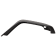 2007-2017 Jeep Wrangler - Front, Driver Side, Fender Flares, Textured Black