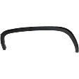 Front, Driver Side Fender Flares, Textured Black