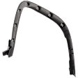 Front, Driver Side Fender Flare, Textured Black, For Models without Off Road Package, Except Trailhawk Model