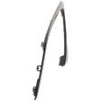 Front, Driver Side Fender Flare, Textured Black, For Models without Off Road Package, Except Trailhawk Model