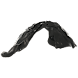 Front, Driver Side Fender Liner, Plastic, Without Insulation Foam, Except Models with 6.4L Engine