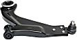 Front, Driver Side, Lower Control Arm, With Ball Joint Assembly, RWD or 2WD