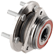 Front, Driver or Passenger Side Wheel Hub, With Bearing, 5 x 4.5 in. Bolt Pattern