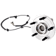 Front, Driver or Passenger Side Wheel Hub, With Bearing, With Sensor, 5 x 5 in. Bolt Pattern
