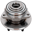 Front, Driver or Passenger Side Wheel Hub, with Bearing, 5 x 4.5 In. Bolt Pattern, Non-ABS