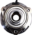 Front, Driver or Passenger Side Wheel Hub, With Bearing, With Sensor, 5 x 4.5 in. Bolt Pattern