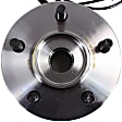 Front, Driver or Passenger Side Wheel Hub, With Bearing, With Sensor, 5 x 4.5 in. Bolt Pattern