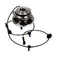 Front, Passenger Side Wheel Hub, With Bearing, With Sensor, 5 x 4.5 in. Bolt Pattern