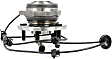 Front, Passenger Side Wheel Hub, With Bearing, With Sensor, 5 x 4.5 in. Bolt Pattern