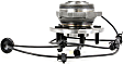 Front, Passenger Side Wheel Hub, With Bearing, With Sensor, 5 x 4.5 in. Bolt Pattern