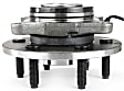 Front, Driver or Passenger Side Wheel Hub, With Bearing, With Sensor, RWD