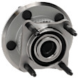 Rear, Driver or Passenger Side Wheel Hub, With Bearing, 5 x 5 in. Bolt Pattern