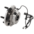 Front, Driver or Passenger Side Wheel Hub, With Bearing, With Sensor, 5 x 5 in. Bolt Pattern, 6 Cyl., 3.8L Engine
