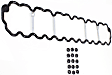 Valve Cover Gasket, 6 Cyl., 4.0L Engine, Rubber Material, with Grommets