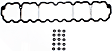 Valve Cover Gasket, 6 Cyl., 4.0L Engine, Rubber Material, with Grommets