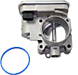 Throttle Body, 4 Cylinder;  With Dual Row Connector