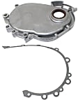 Timing Cover, Silver, Aluminum