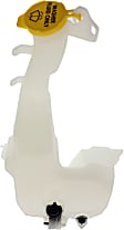 Washer Reservoir, With Pump, With Sensor, Without Filler Neck