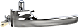 Front or Rear, Driver Side Interior Door Handle, Chrome, Without Door Lock Hole, 6 Cyl., 3.7L Engine
