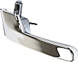 Front or Rear, Driver Side Interior Door Handle, Chrome, Without Door Lock Hole, 6 Cyl., 3.7L Engine