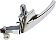 Front or Rear, Driver Side Interior Door Handle, Chrome, Without Door Lock Hole, 6 Cyl., 3.7L Engine