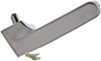 Front or Rear, Driver Side Interior Door Handle, Satin Chrome, Without door lock hole, 6 Cyl., 3.7L Engine