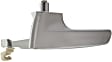 Front or Rear, Driver Side Interior Door Handle, Satin Chrome, Without door lock hole, 6 Cyl., 3.7L Engine