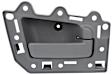 Front, Passenger Side Gray Interior Door Handle