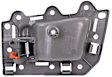 Front, Passenger Side Gray Interior Door Handle