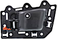 Front, Passenger Side Black Interior Door Handle