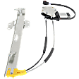 Front, Passenger Side Window Regulator, Power, 4-Door Models