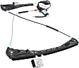 Front, Driver Side Power Window Regulator, With Motor