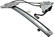 Front, Passenger Side Window Regulator, Power, Ball Stud Style