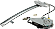 Front, Passenger Side Window Regulator, Power, Ball Stud Style