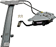 Front, Passenger Side Window Regulator, Power, Ball Stud Style