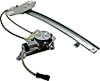 Front, Driver Side Window Regulator, Power, Ball Stud Style