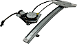 Front, Driver Side Window Regulator, Power, Ball Stud Style