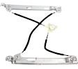 Front, Passenger Side Manual Window Regulator, Without Motor