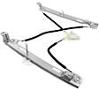 Front, Passenger Side Manual Window Regulator, Without Motor