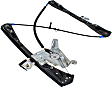 Front, Passenger Side Power Window Regulator, Without Motor