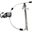 2007 Jeep Liberty Limited - Front, Passenger Side Power Window Regulator, With Motor, Regulator Attaches Directly To Window Glass, With Locator Pin And Hole, Production Date From February 25 2006