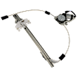 2007 Jeep Liberty Limited - Front, Driver Side Power Window Regulator, With Motor, Regulator Attaches Directly To Window Glass, With Locator Pin And Hole, Production Date From February 25 2006