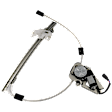 2007 Jeep Liberty Limited - Front, Driver Side Power Window Regulator, With Motor, Regulator Attaches Directly To Window Glass, With Locator Pin And Hole, Production Date From February 25 2006