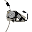 2007 Jeep Liberty Limited - Front, Driver Side Power Window Regulator, With Motor, Regulator Attaches Directly To Window Glass, With Locator Pin And Hole, Production Date From February 25 2006