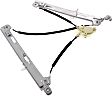 Front, Driver Side Manual Window Regulator, Without Motor