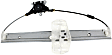 Front, Passenger Side Manual Window Regulator, Without Motor