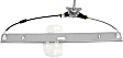 Front, Passenger Side Manual Window Regulator, Without Motor