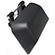 Rear, Driver Side Textured Black Exterior Door Handle, Without Key Hole