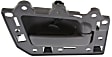 Rear, Passenger Side Gray Interior Door Handle, Without Door Lock Hole